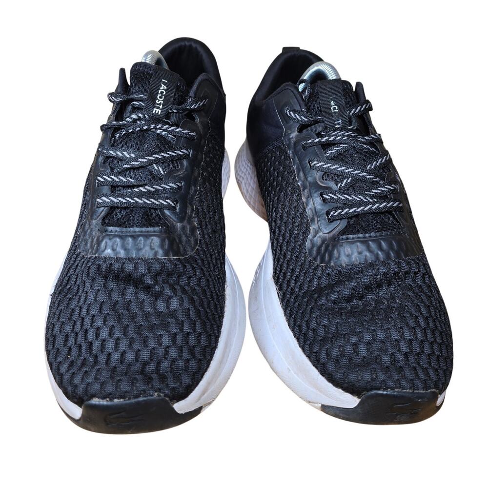 Lacoste Court Drive Fly Knit Textile Sneakers Black White Mens Size 10
Eu 43 - Picture 4 of 8
